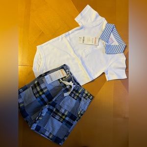 Boy’s onesie & matching shorts. NWT